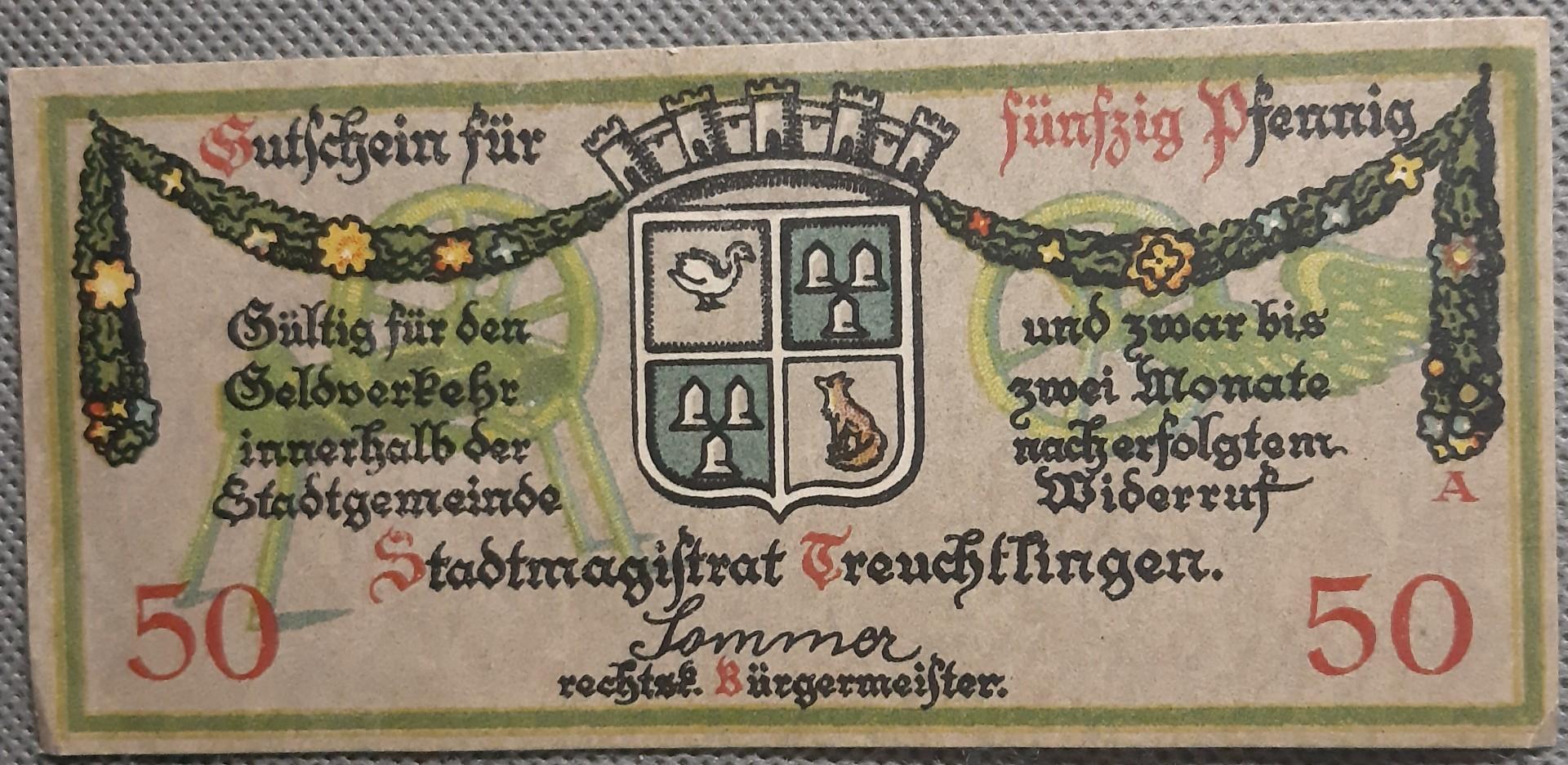 Vokietija 50 Pfenigų 1918-1921 N#266644 (2224)