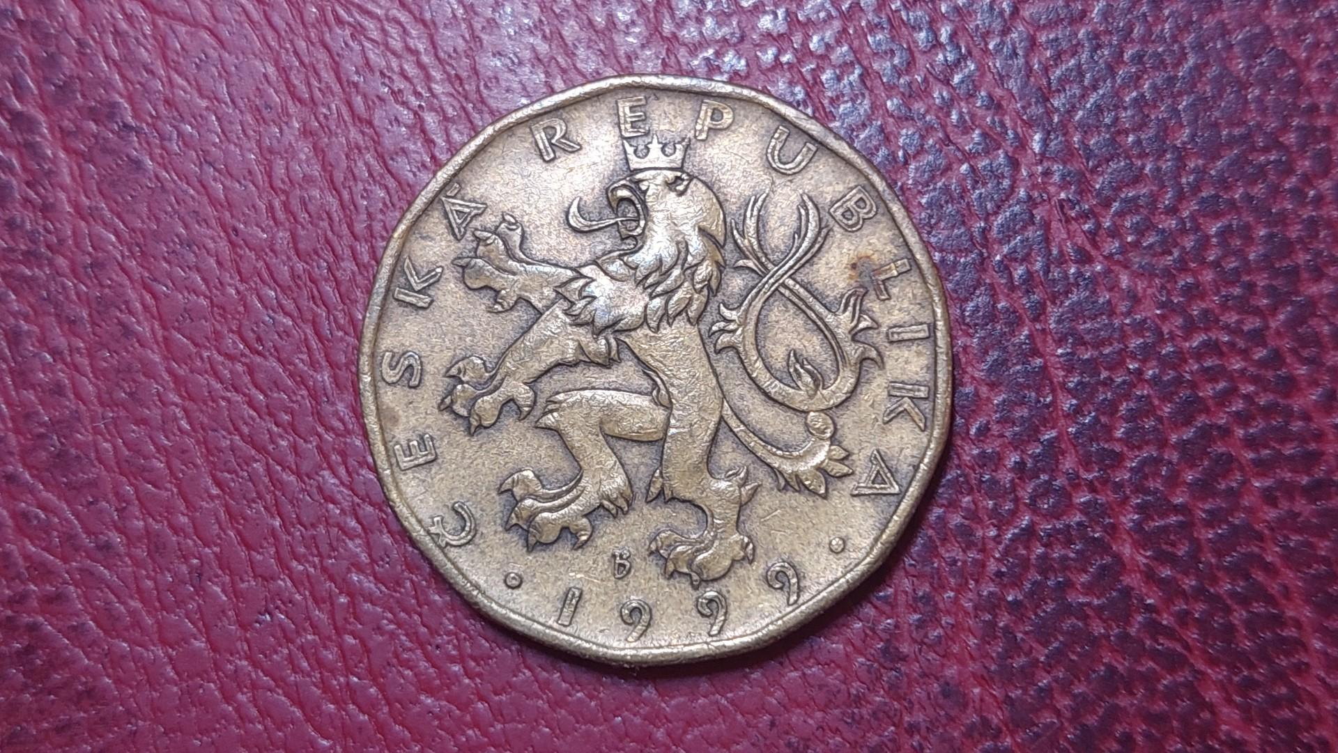 Čekija 20 kronų, 1999 KM# 5