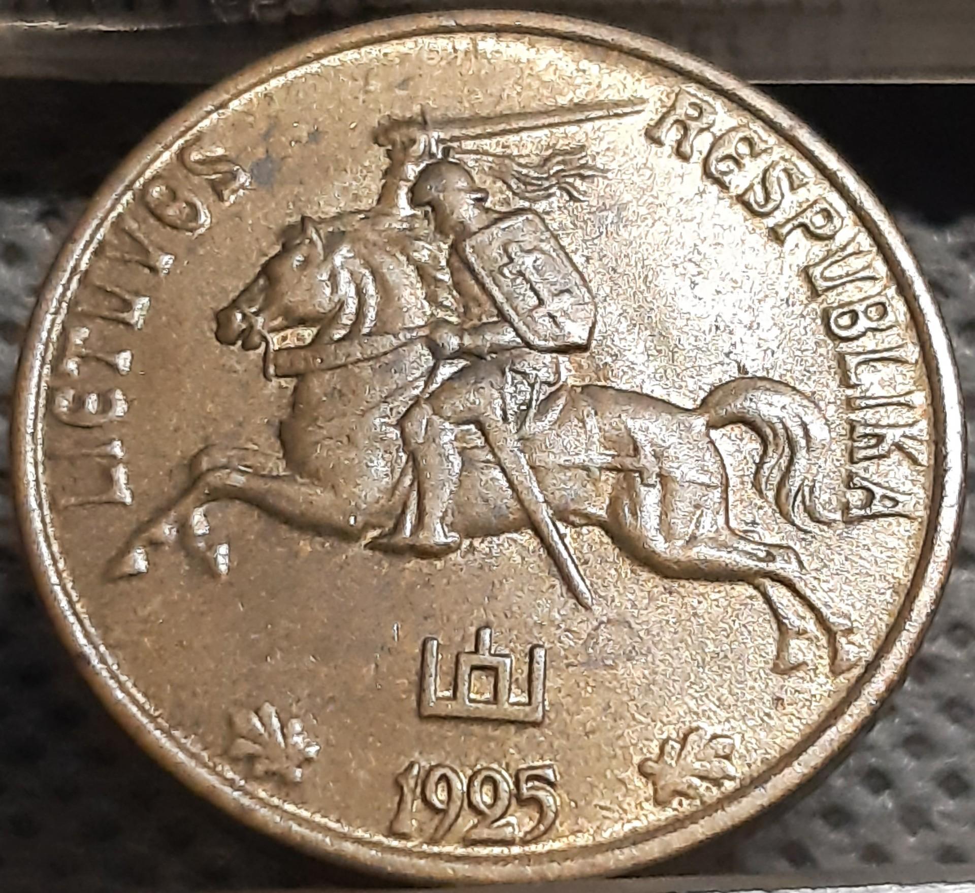 Lietuva 10 Centų 1925 KM#73 (2193)