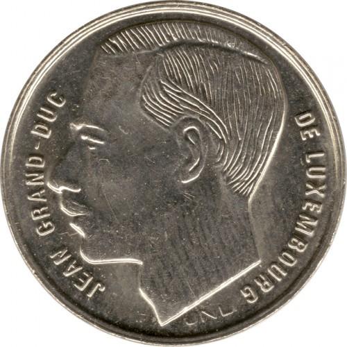 1 frankas Liuksemburgas, 1990m.