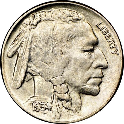 5 centai, JAV. 1934m.