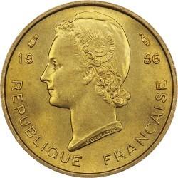 5 Frankai, Prancūzijos Vakarų Afrika. 1956m.
