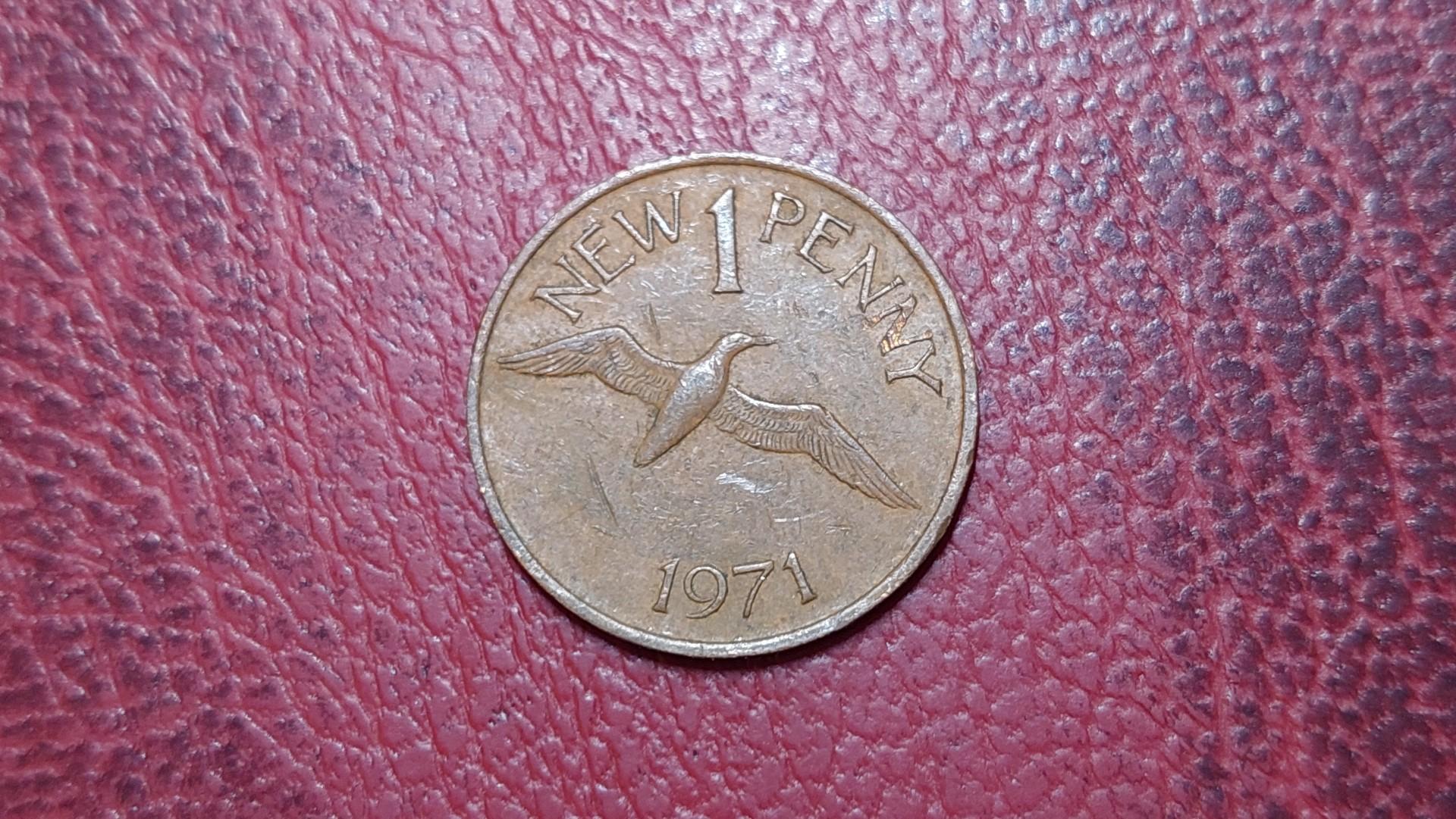 Gernsis 1 naujasis pensas, 1971 KM# 21