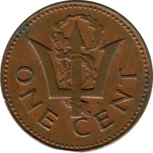 1 centas Barbadosas, 1981m.