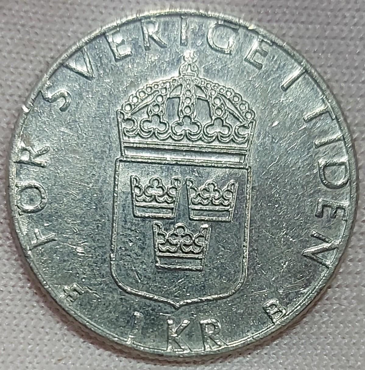 Švedija 1 Krona 1999 KM#852a (A14)