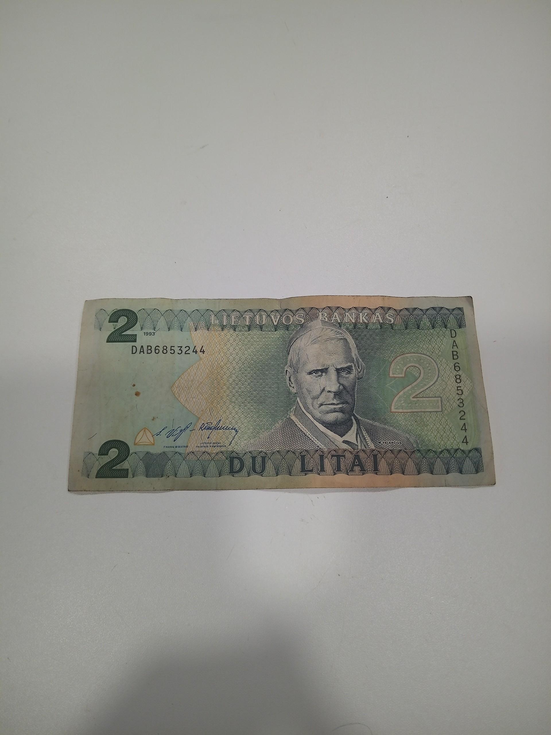 2Litai 1993metu 
