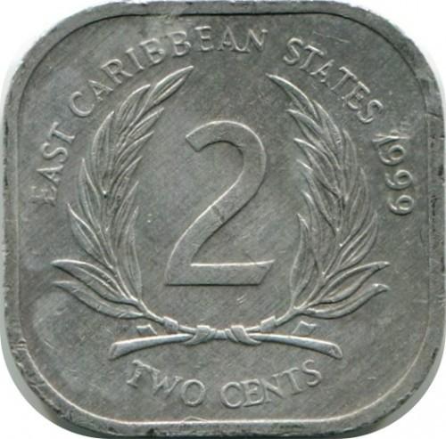 2 centai Rytų Karibų valstybės. 1999