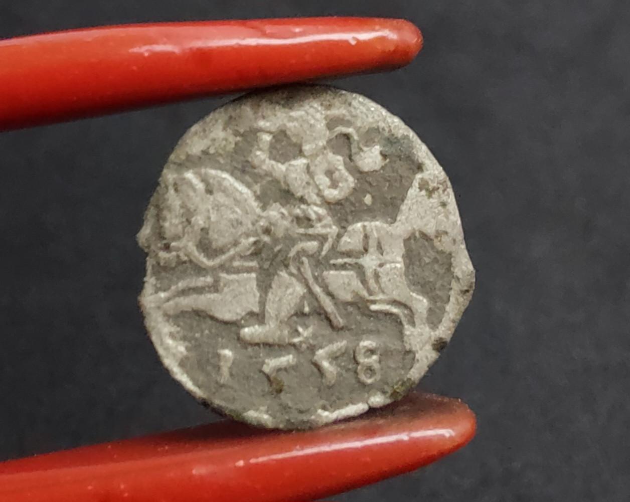 Žygimanto Augusto 1558 metų Lietuviškas Denaras