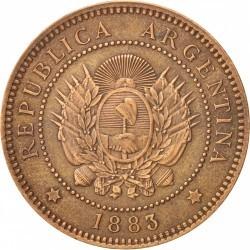 1 sentavas Argentina. 1884m.