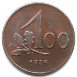 100 kronų Austrija. 1924m.