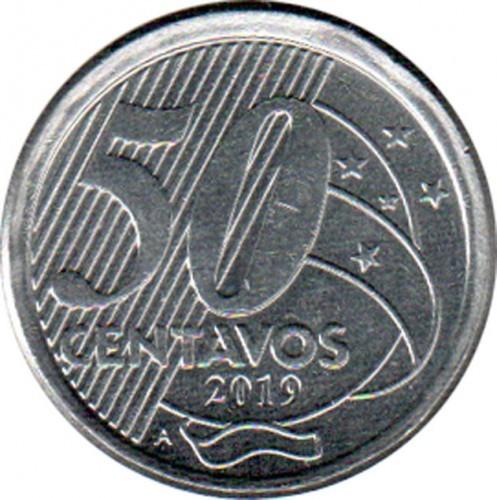 50 sentavų Brazilija. 2019.