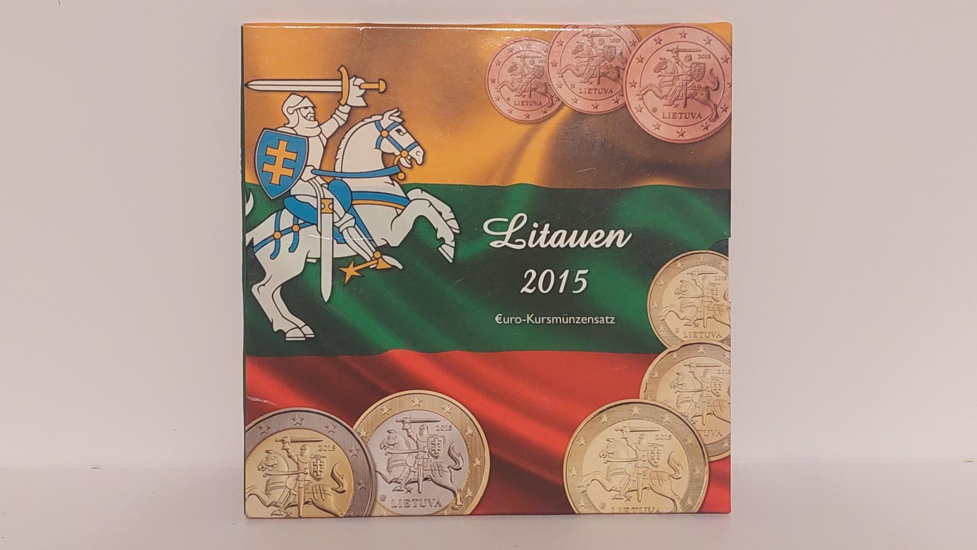 Litauen 2015 Euro rinkinys setas Lietuva