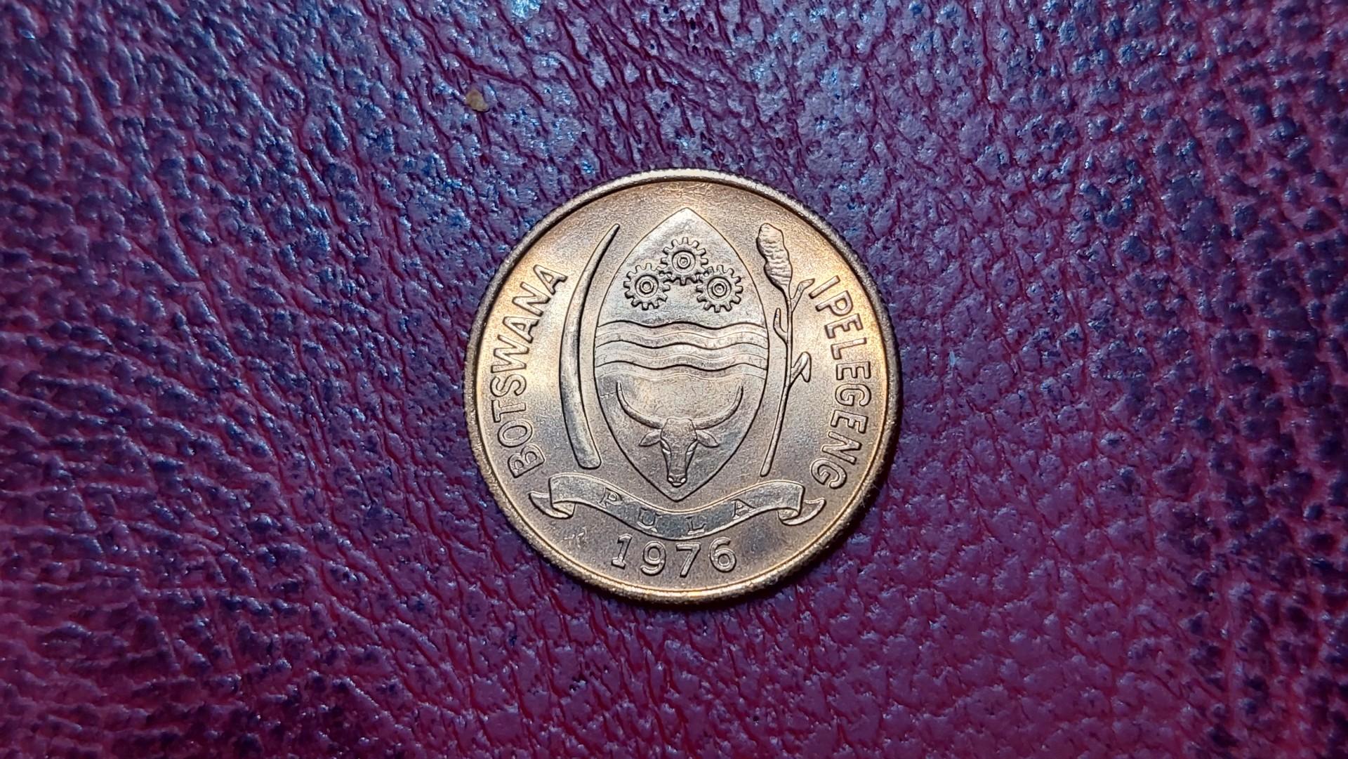 Botsvana 5 tėbai, 1976 KM# 4