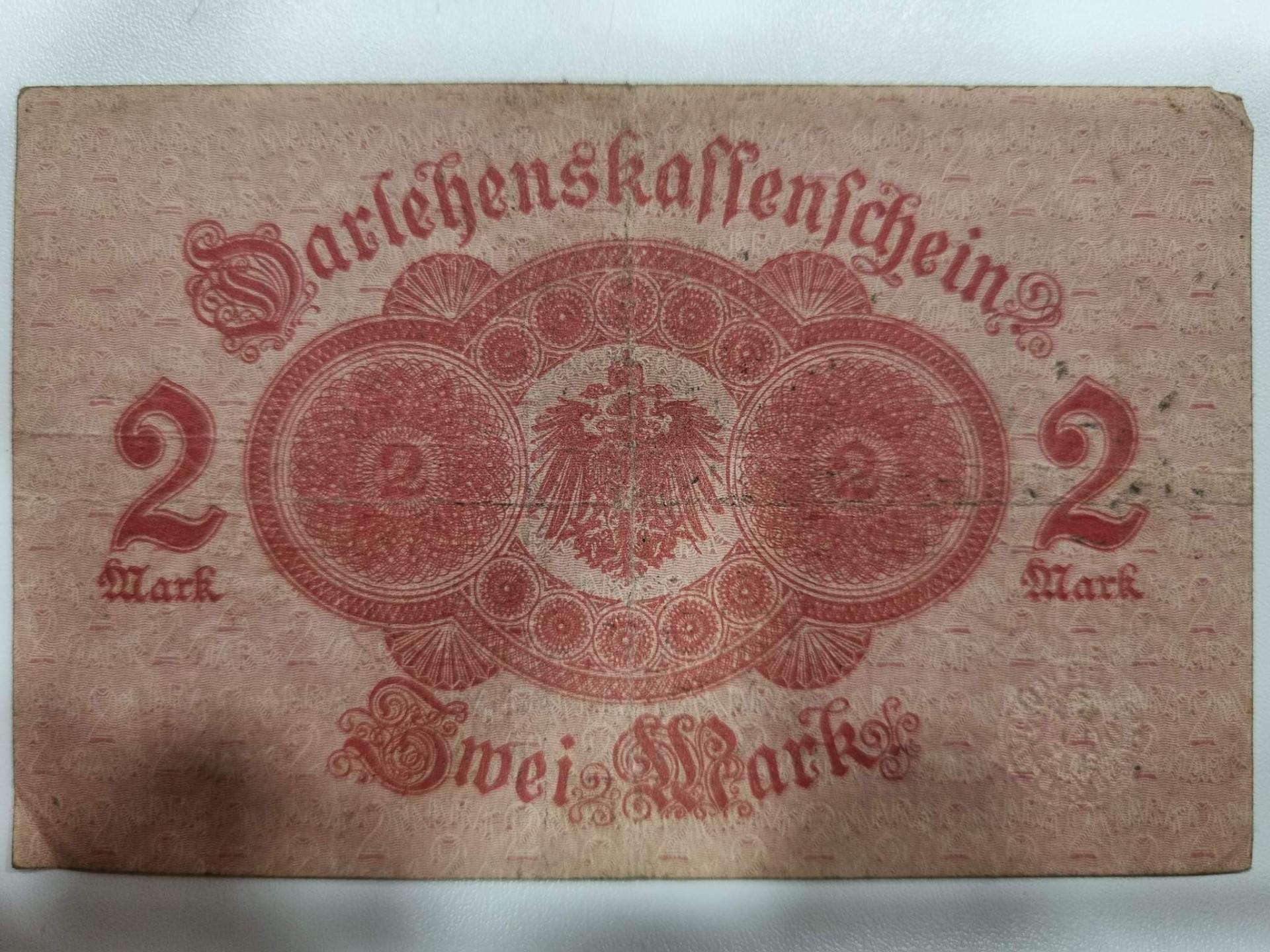 Reichsmark 2 Mark Berlynas - 1914m 