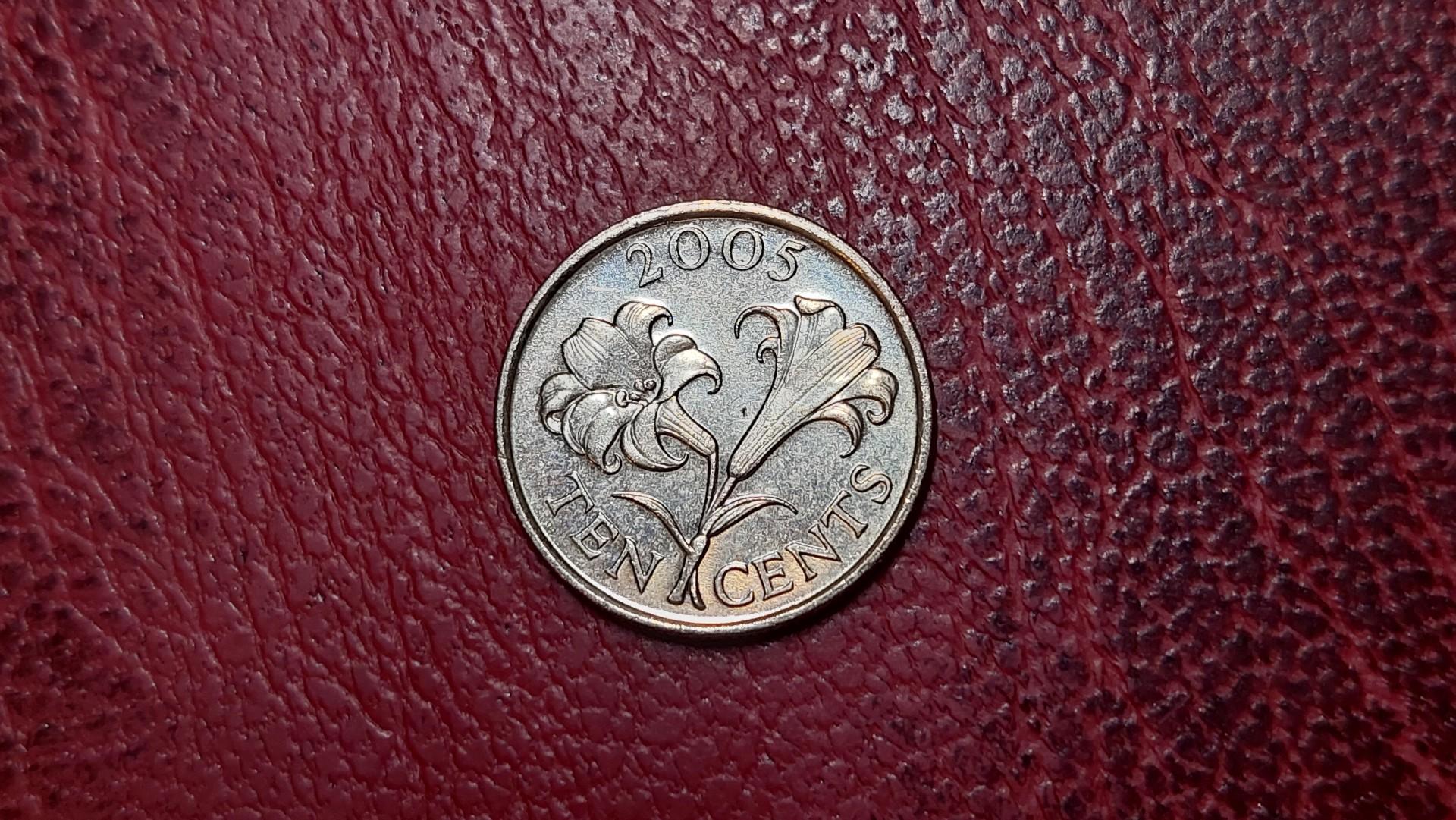 Bermudai 10 centų, 2005 KM# 109