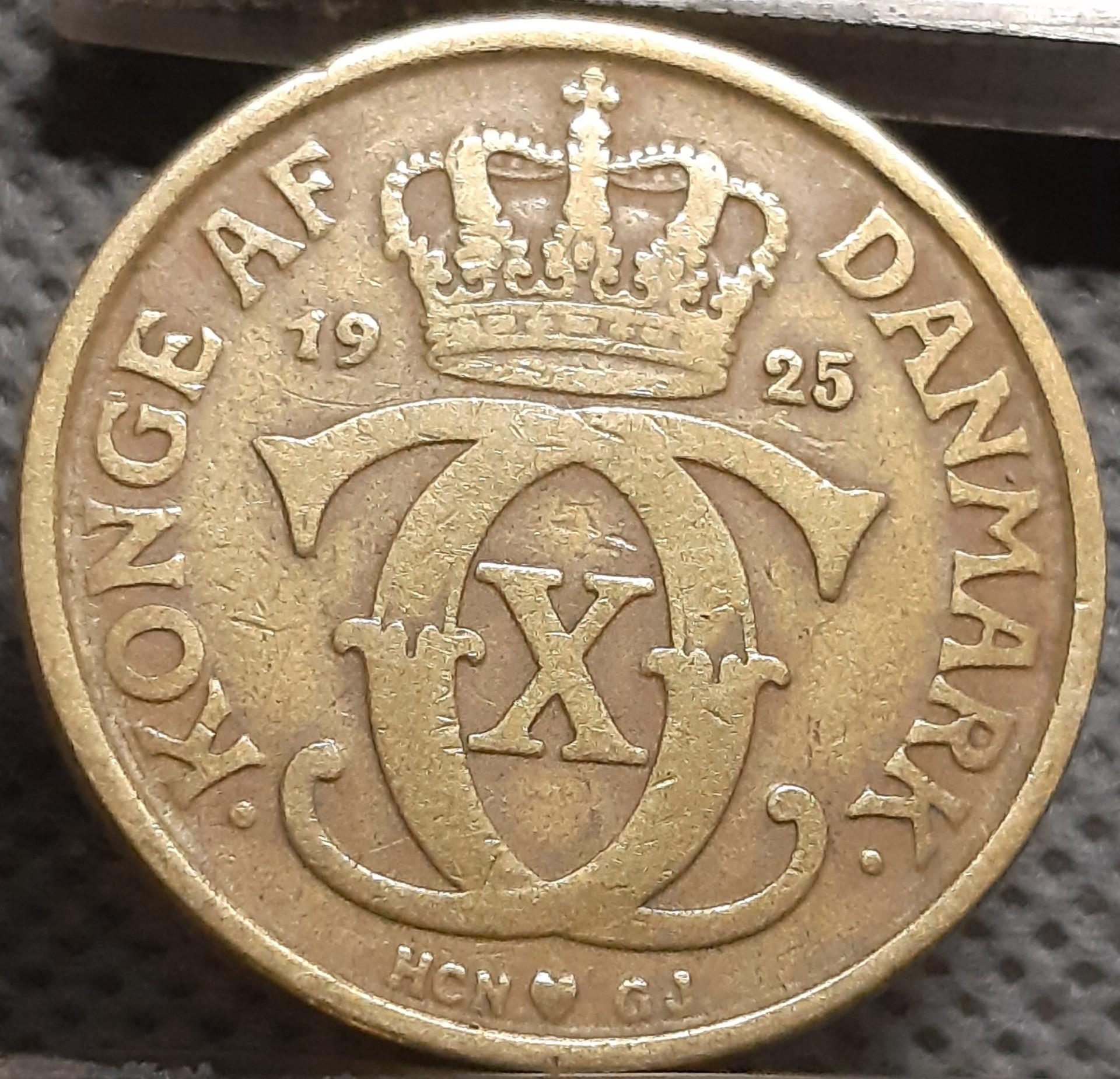 Danija 1 Krona 1925 KM#824 (2323)