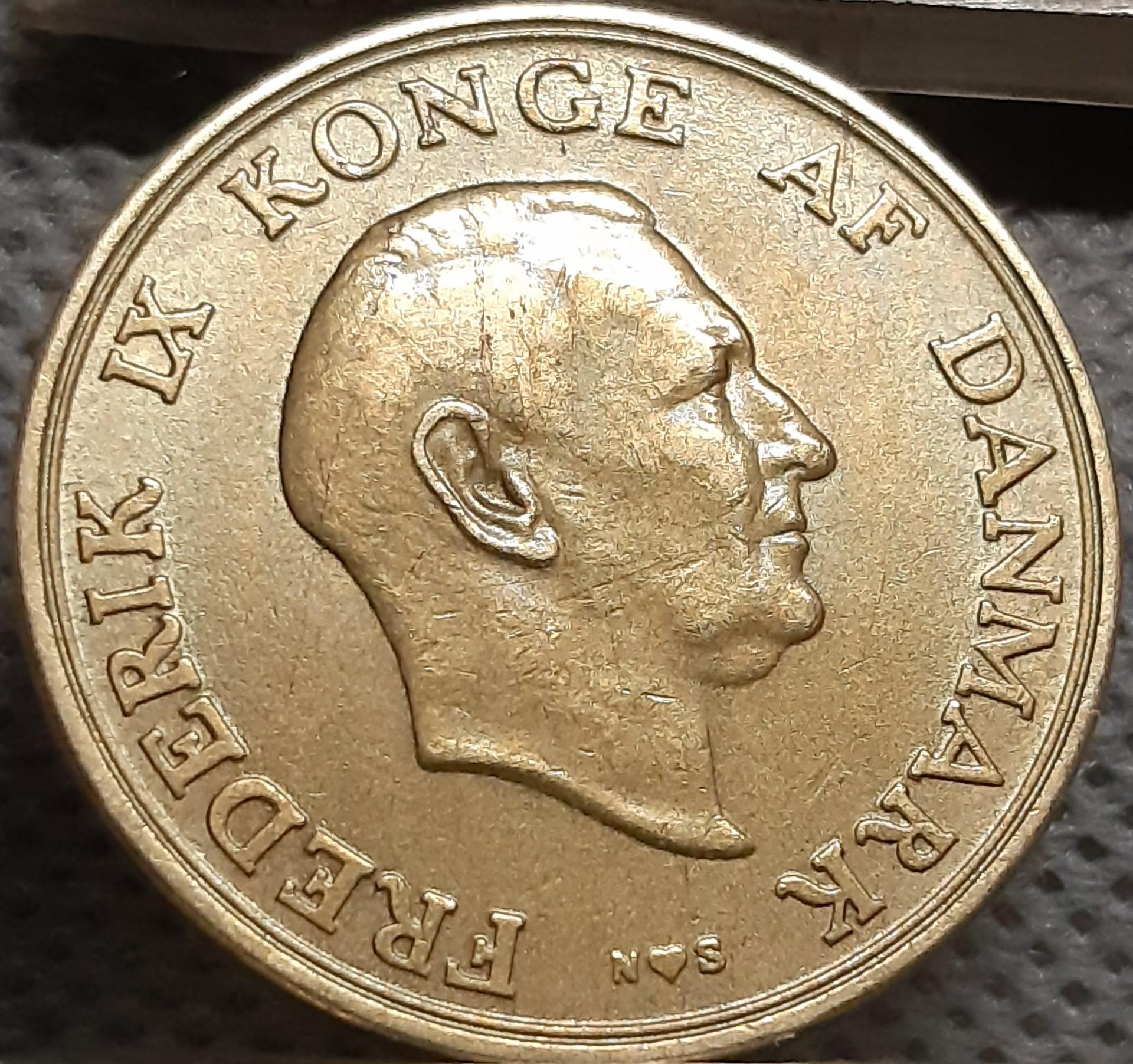 Danija 1 Krona 1949 KM#837 (2314)