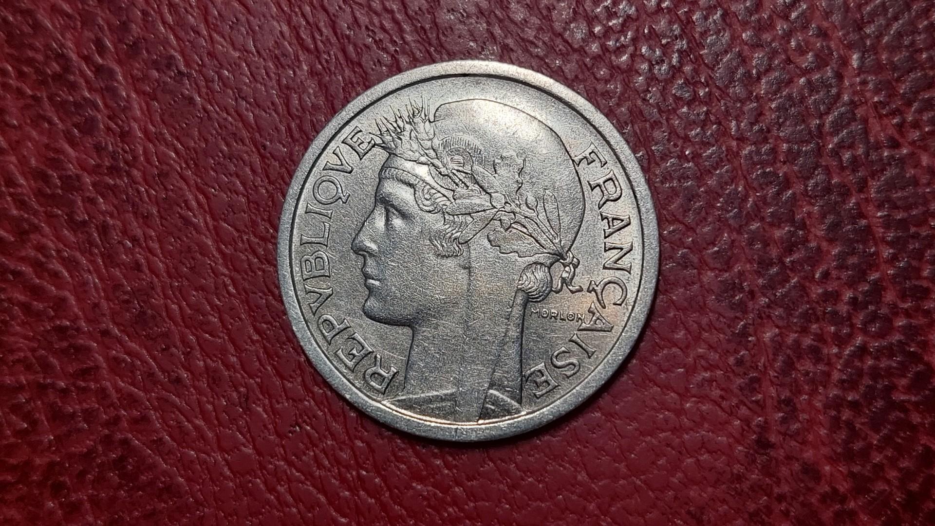 Prancūzija 1 frankas, 1959 KM# 885a