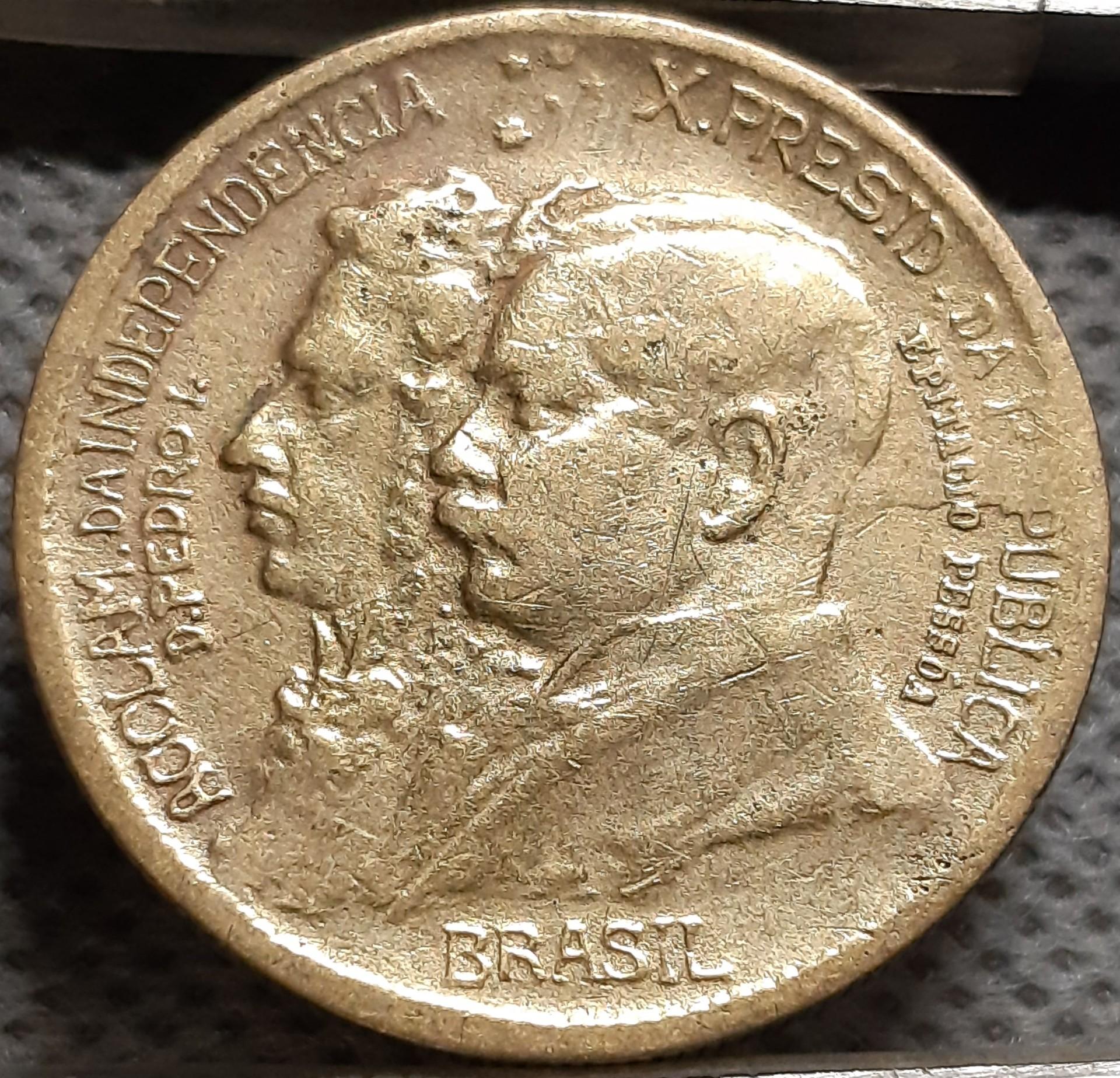 Brazilija 1000 Realų 1922 Proginė KM#522 (2361)