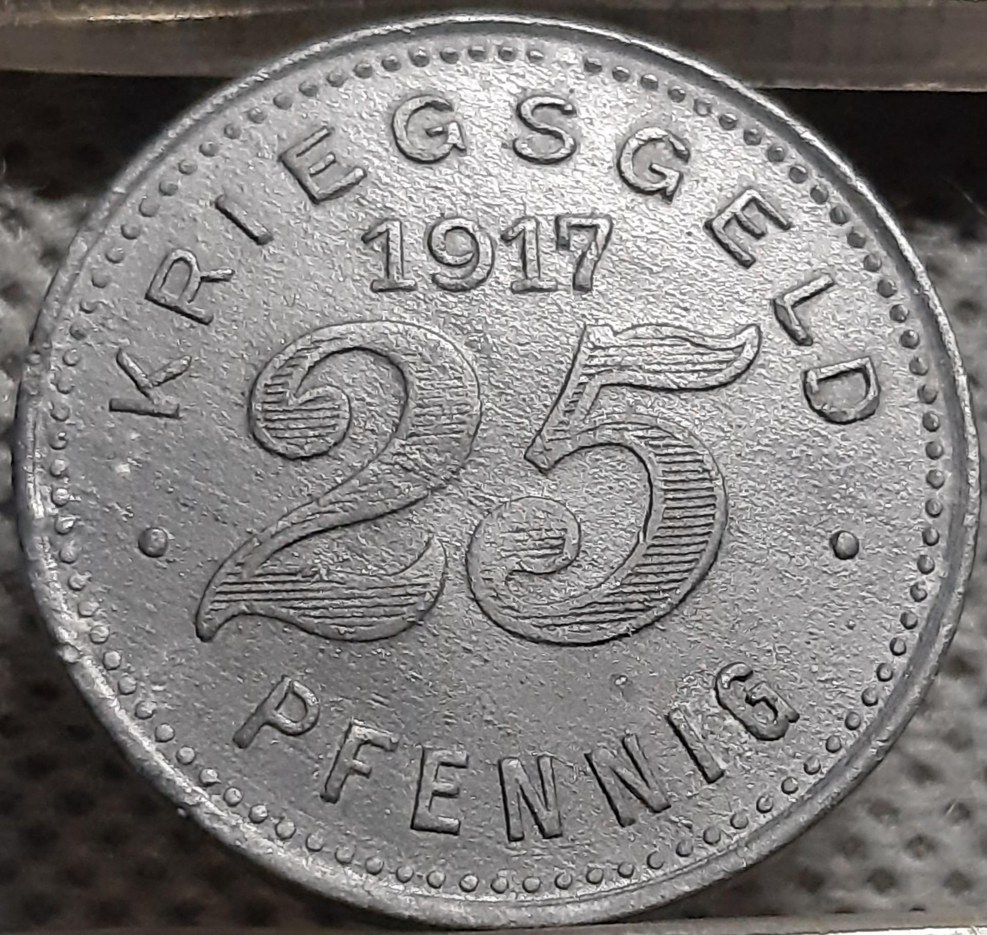 Vokietija - Velbert 25 Pfenigai N#17148 (2369)