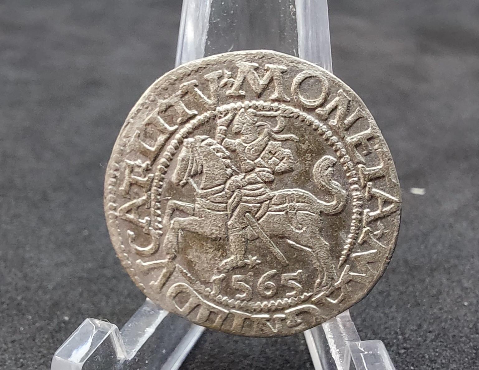 Gražus Lietuviškas Žygimanto Augusto Pusgrašis 1565
