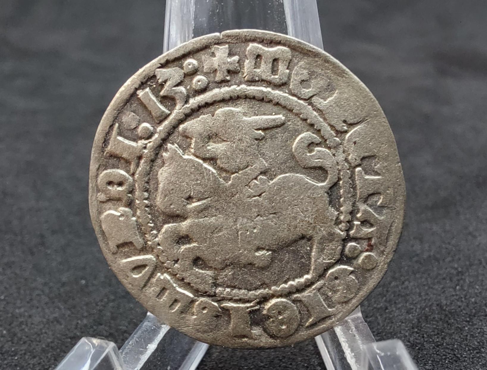Lietuviškas Žygimanto Senojo Pusgrašis 1513