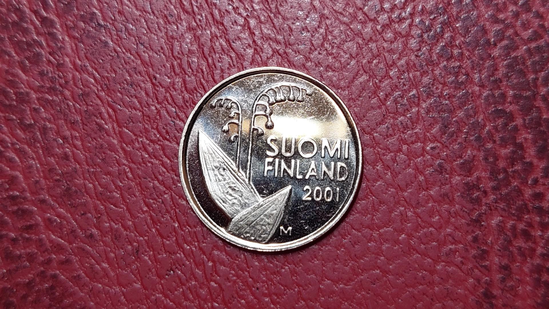 Suomija 10 pensų, 2001 KM# 65