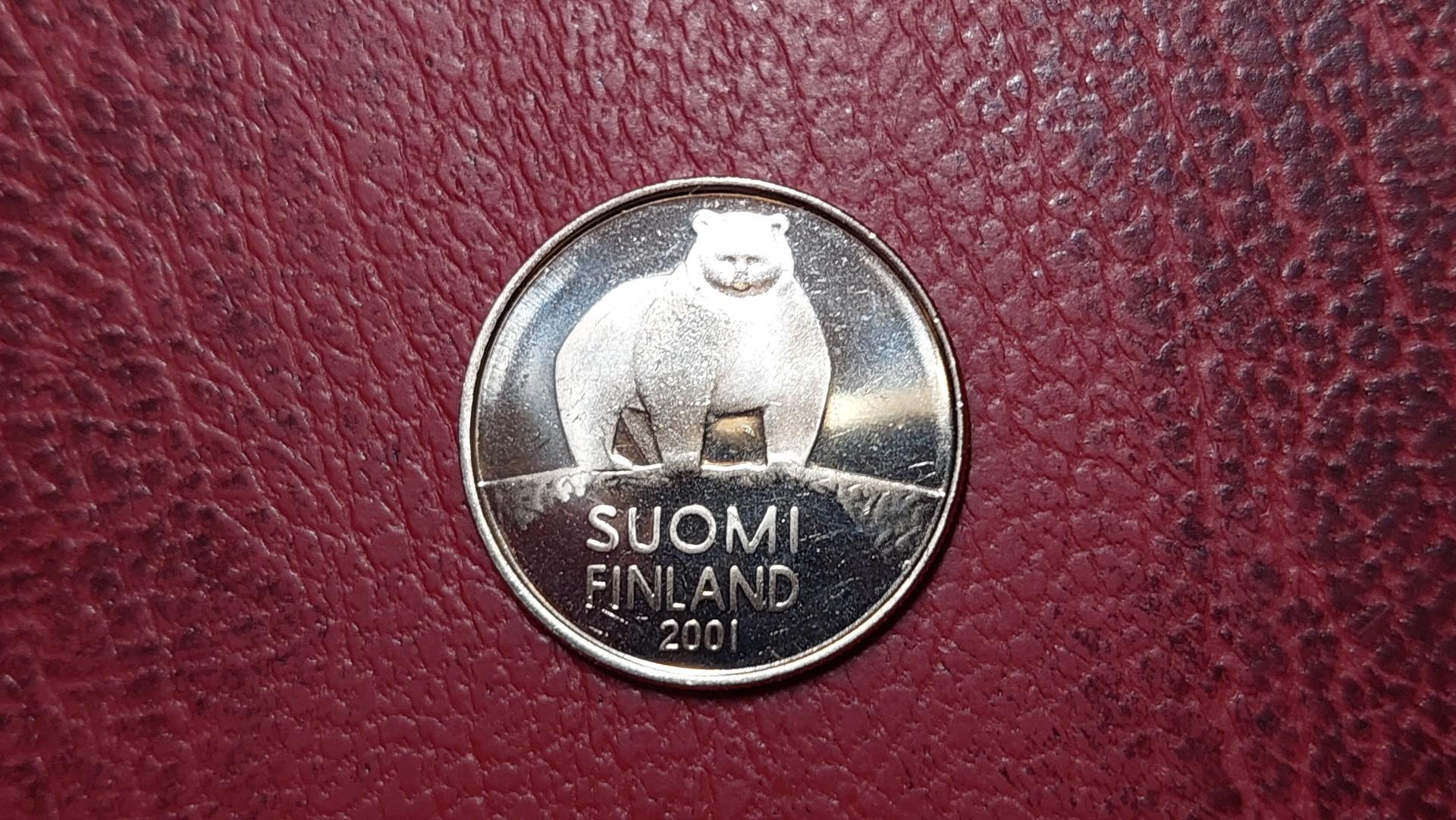 Suomija 50 pensų, 2001 KM# 66