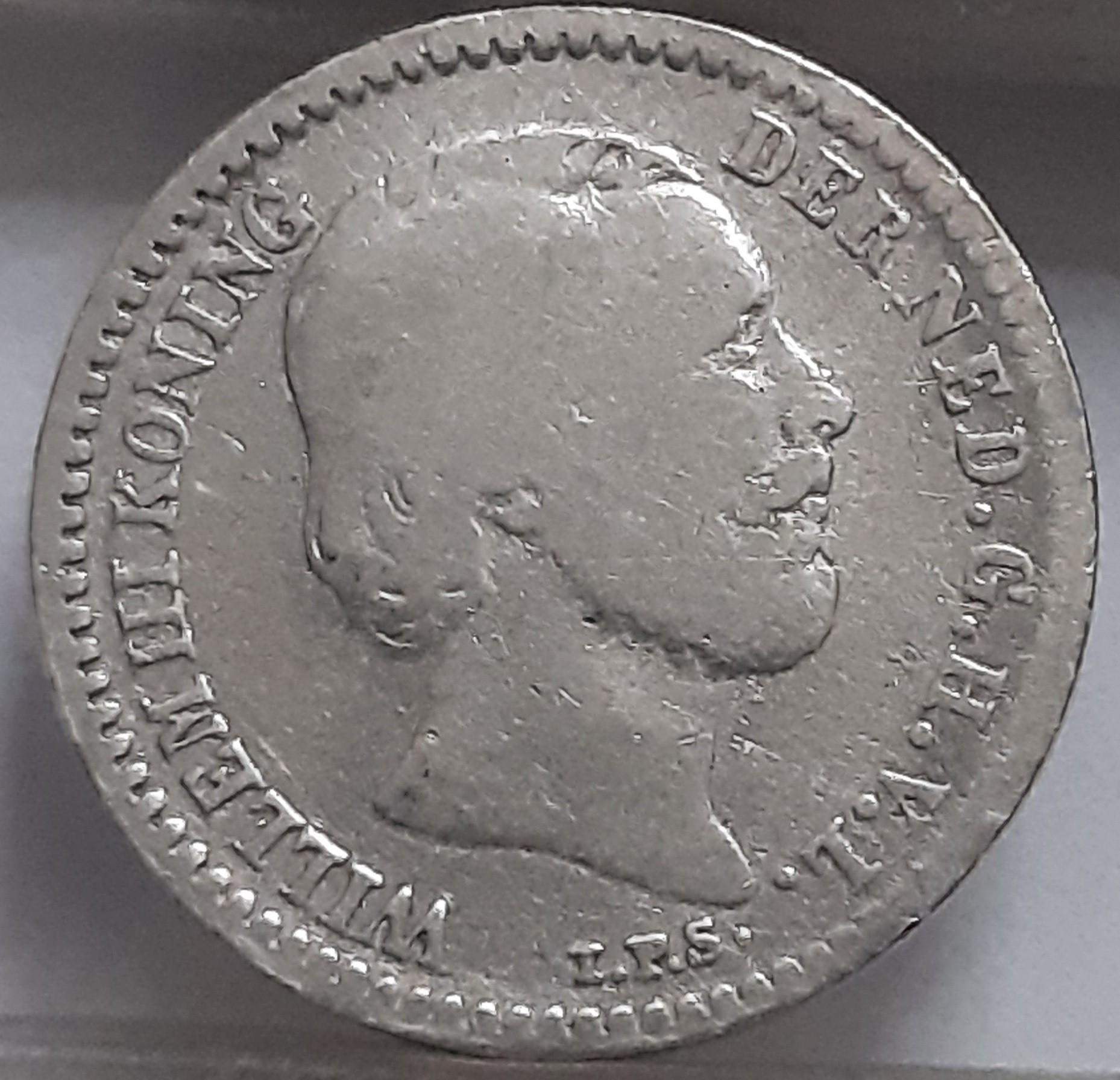 Nyderlandai 10 Centų 1874 KM#80 Sidabras (2405)