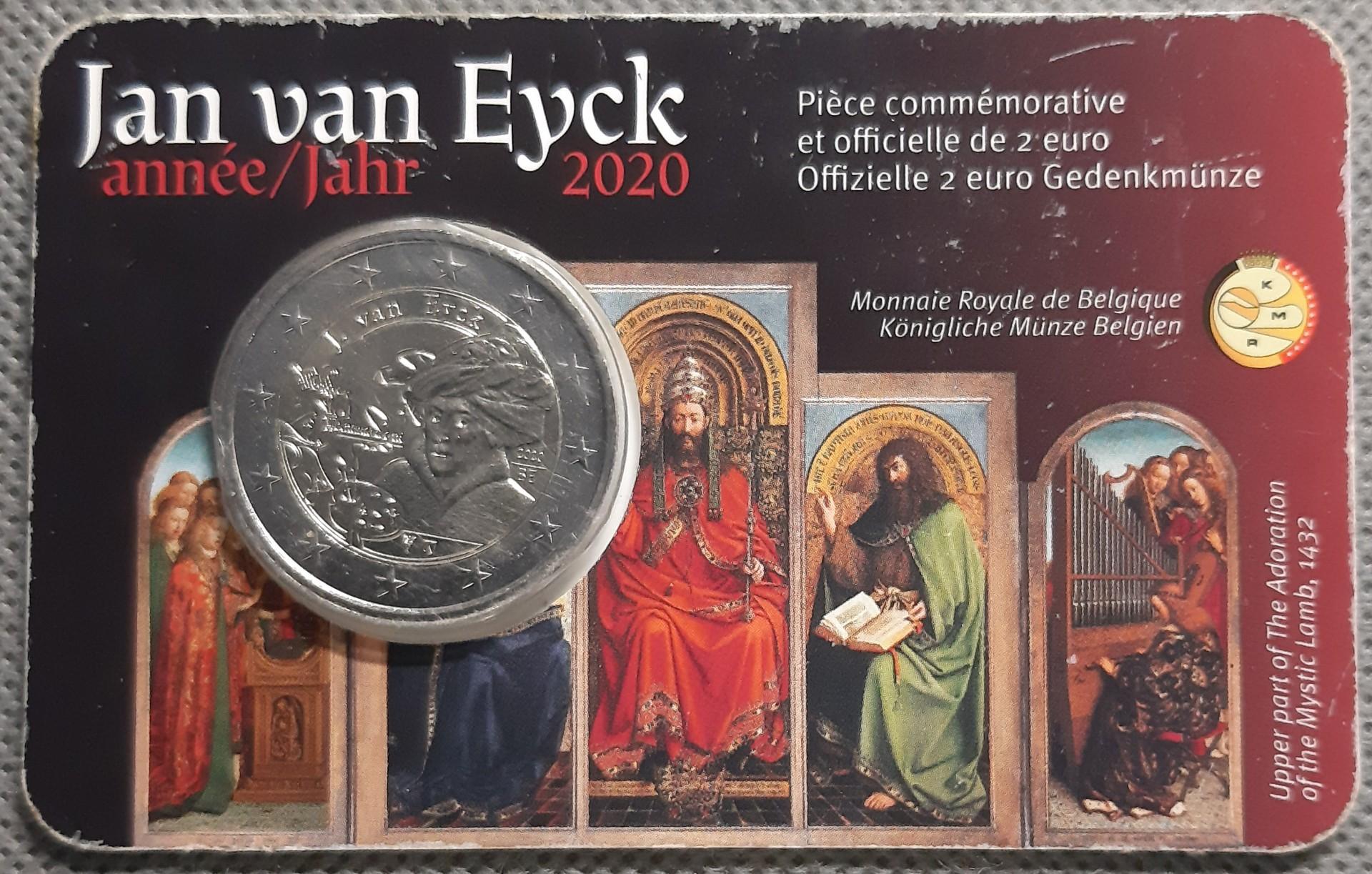 Belgija 2 Eurai 2020 UC#112 Kortelėje (2400)