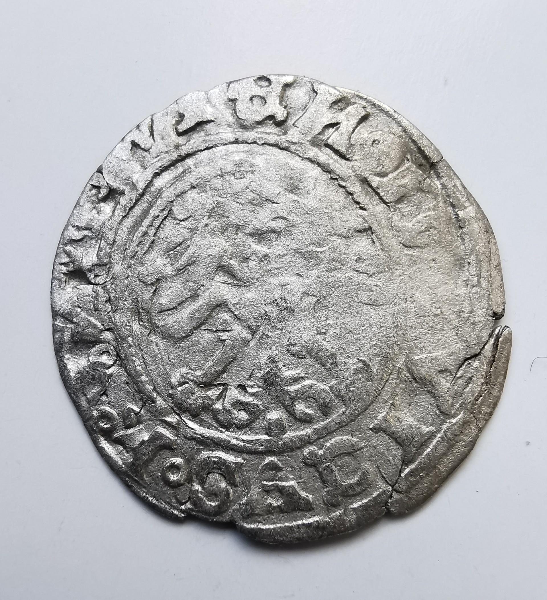 Liudviko ll Jogailaičio pusgrasis 15XX dvigubo kalimo
