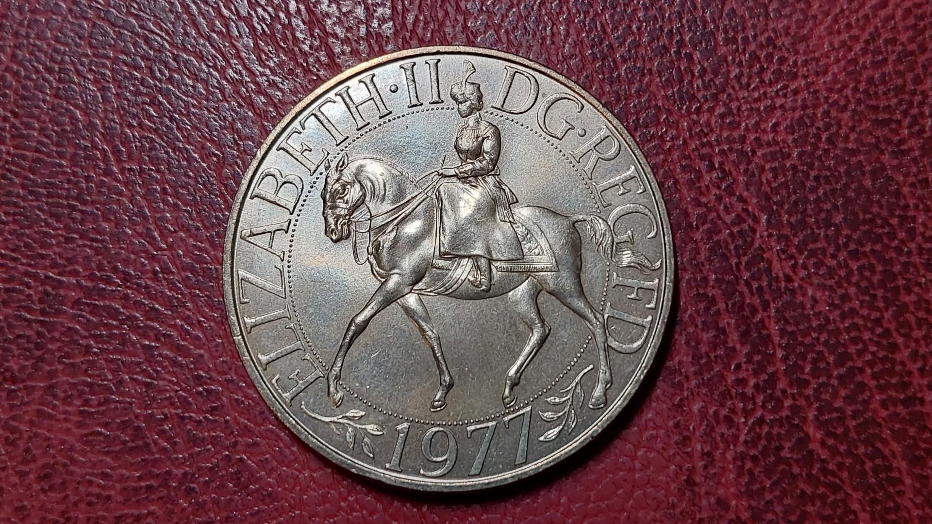 Jungtinė Karalystė 25 pensai, 1977 KM# 920