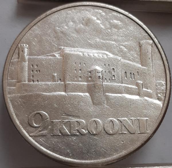 Estija 2 Kronos 1930 KM#20 Sidabras (2375)