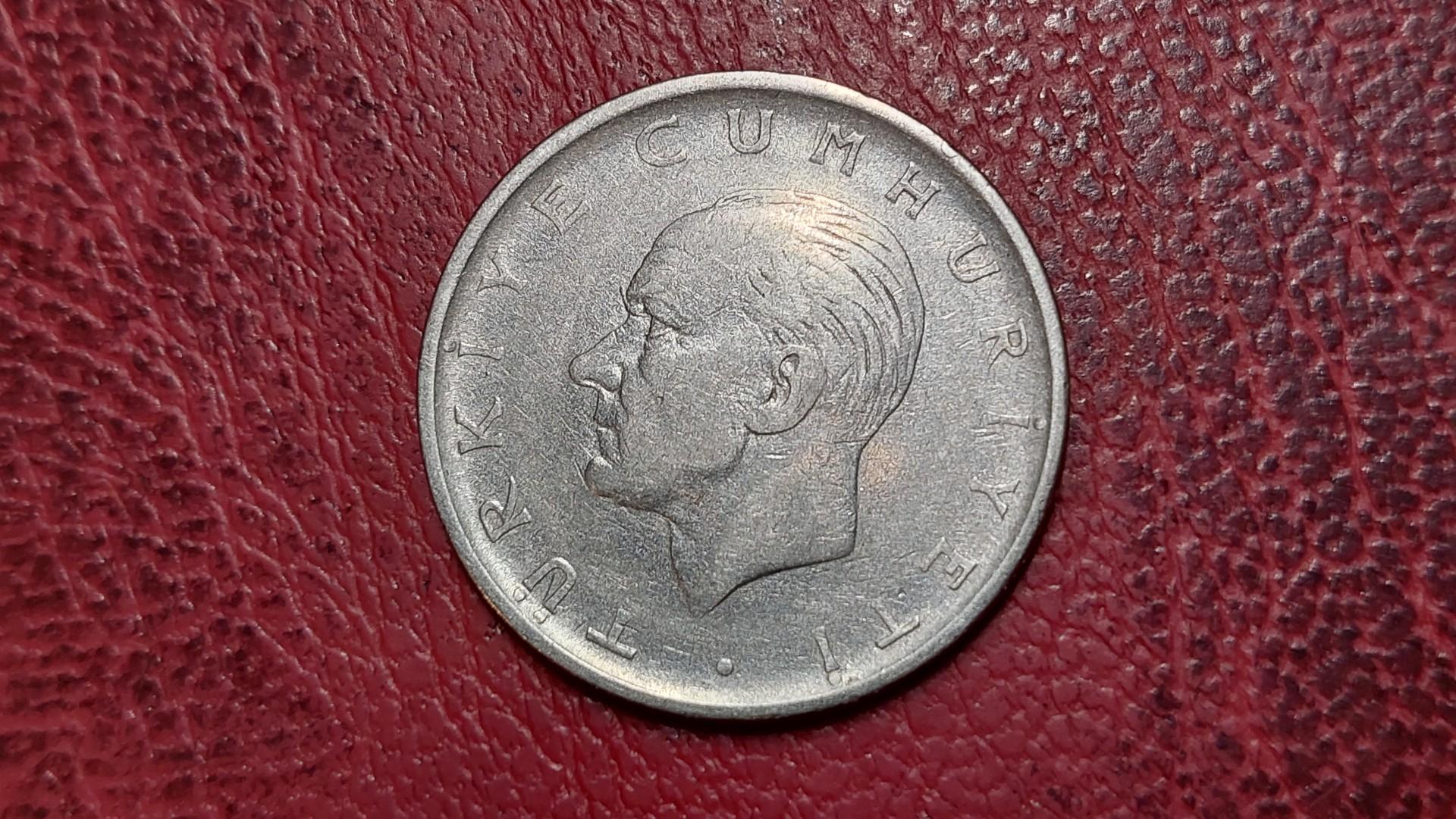 Turkija 1 lira, 1960 KM# 889a.1