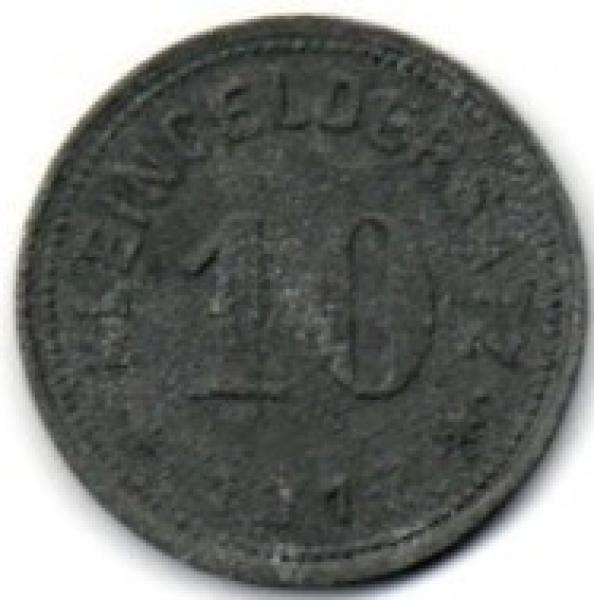 Aislėbenas. 10 feningų ( 1917 ) XF