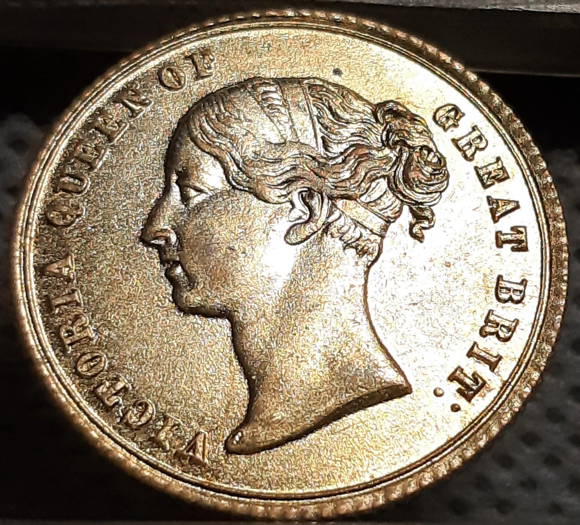 Jungtinė Karalystė 1/2 Sovereno 1849 N#56955 (2429)