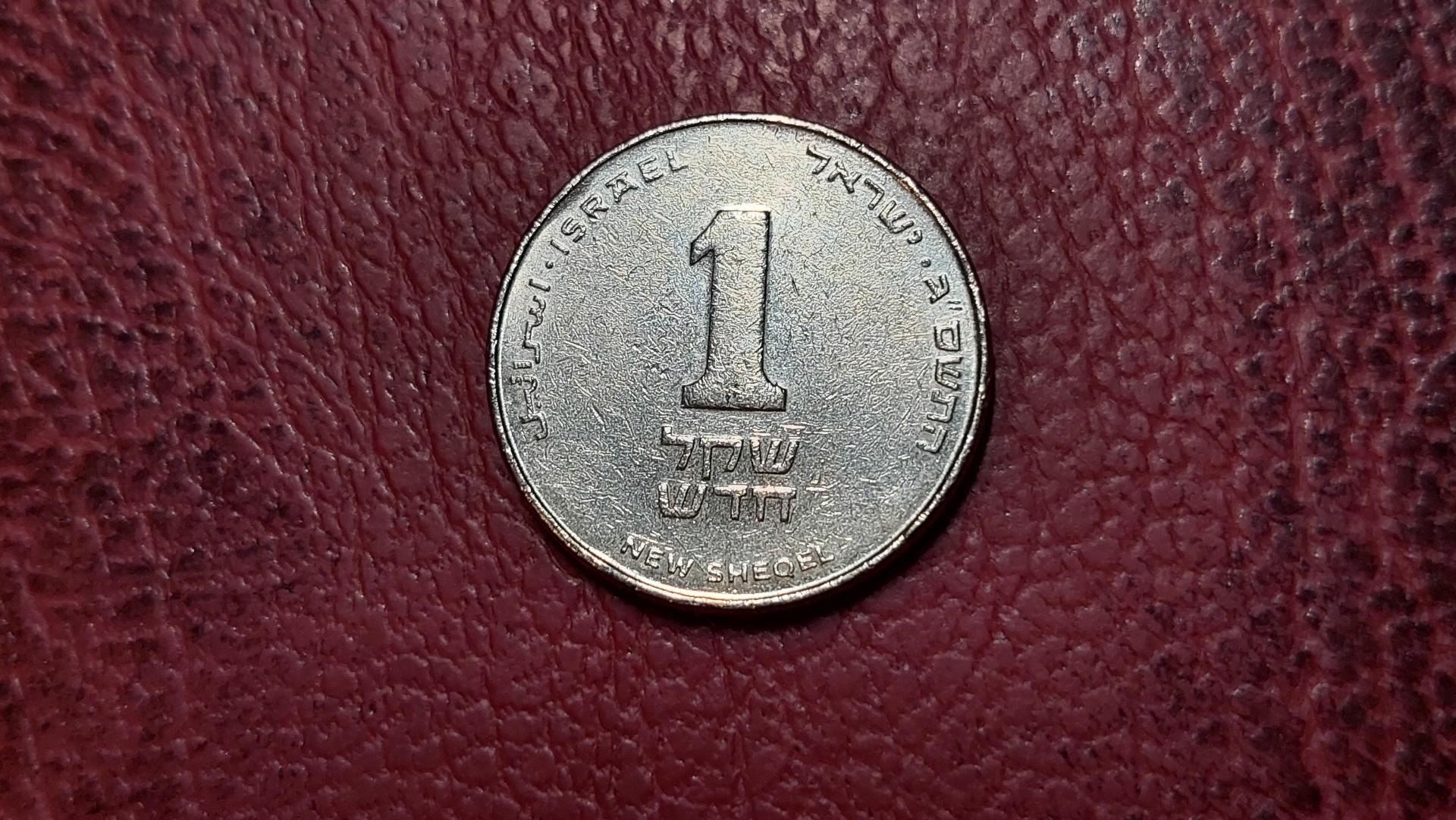 Izraelis 1 naujasis šekelis, 5763 (2003) KM# 160a
