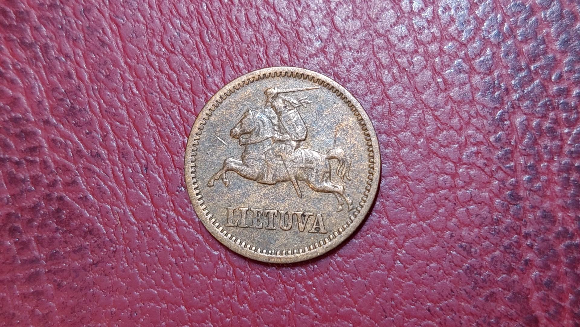 Lietuva 1 centas, 1936 KM# 79