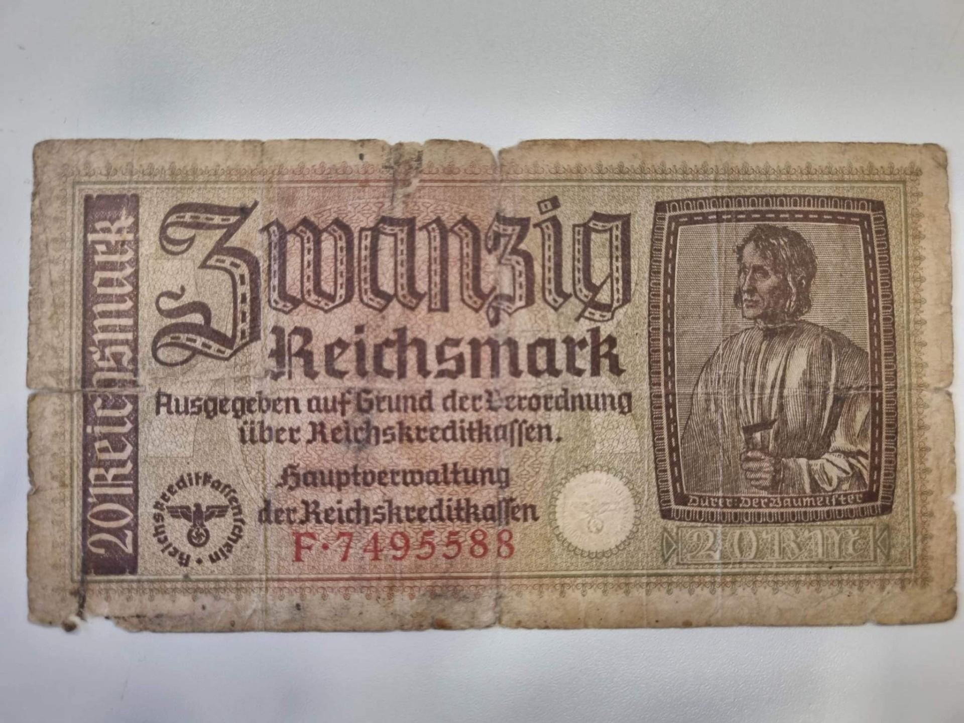 Vokietija Reichsmark 20 