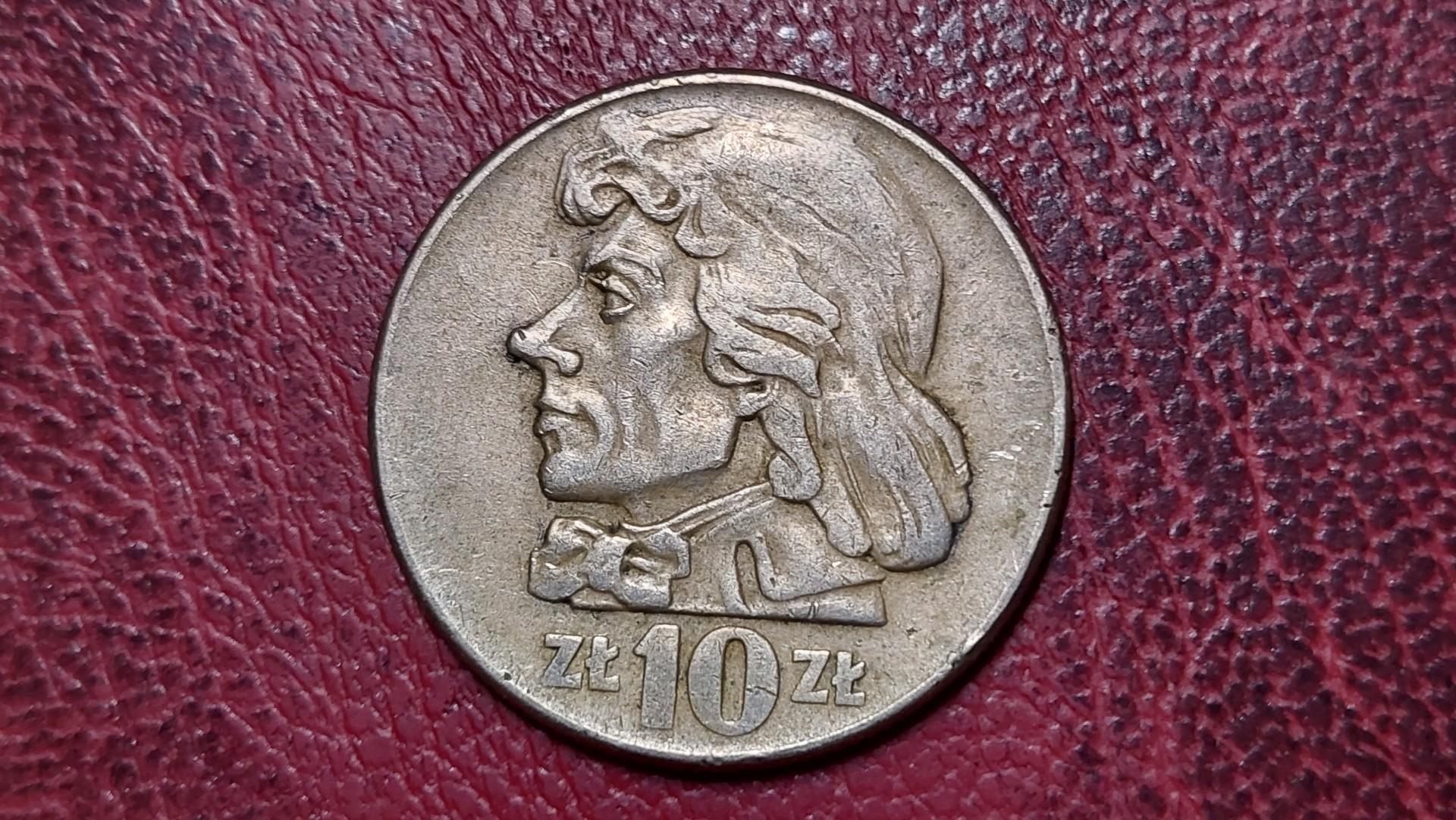 Lenkija 10 zlotų, 1960 Y# 50