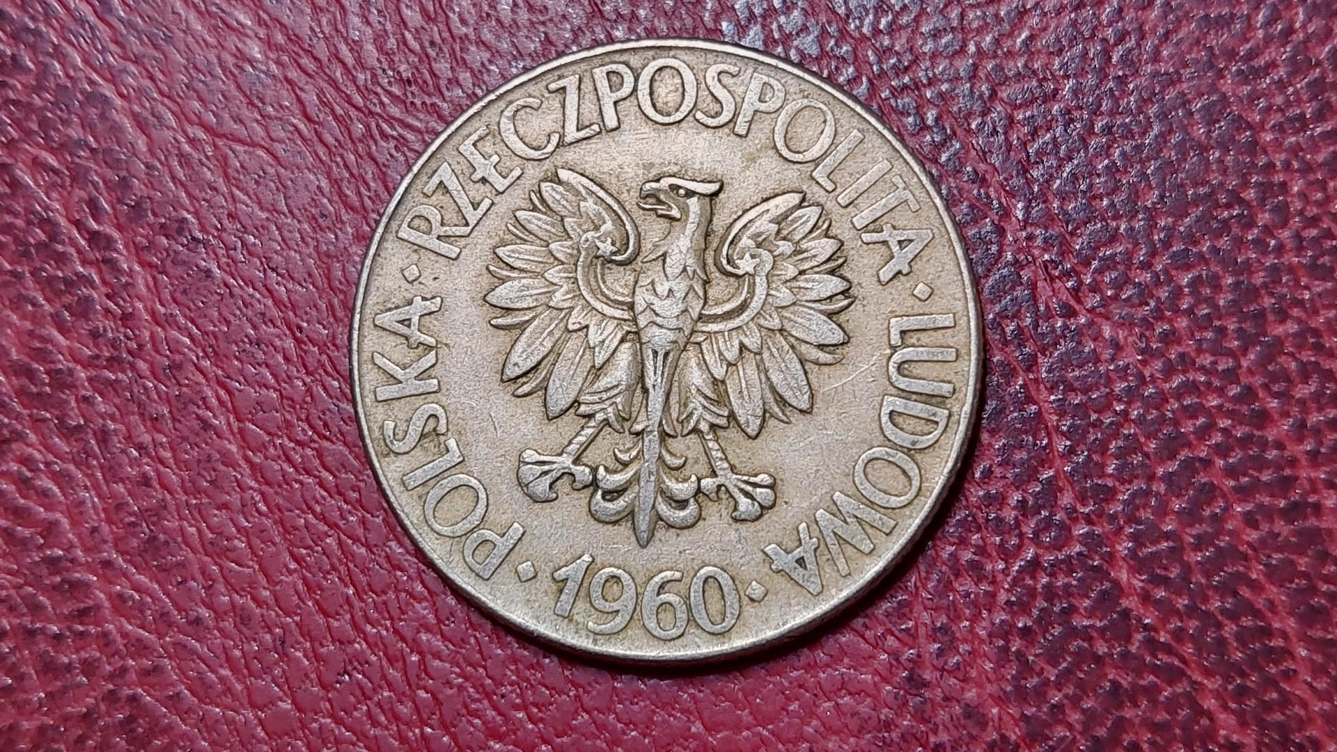 Lenkija 10 zlotų, 1960 Y# 50