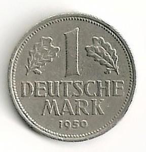 Vokietija. 1 markė ( 1981; F ) XF