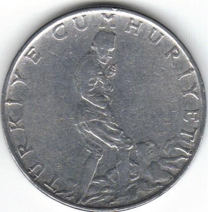 2 1/2 lira, Turkija, 1962m.