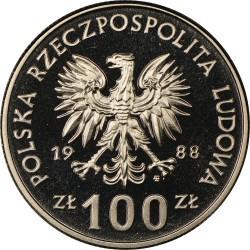 100 zlotų Lenkija, 1988m.