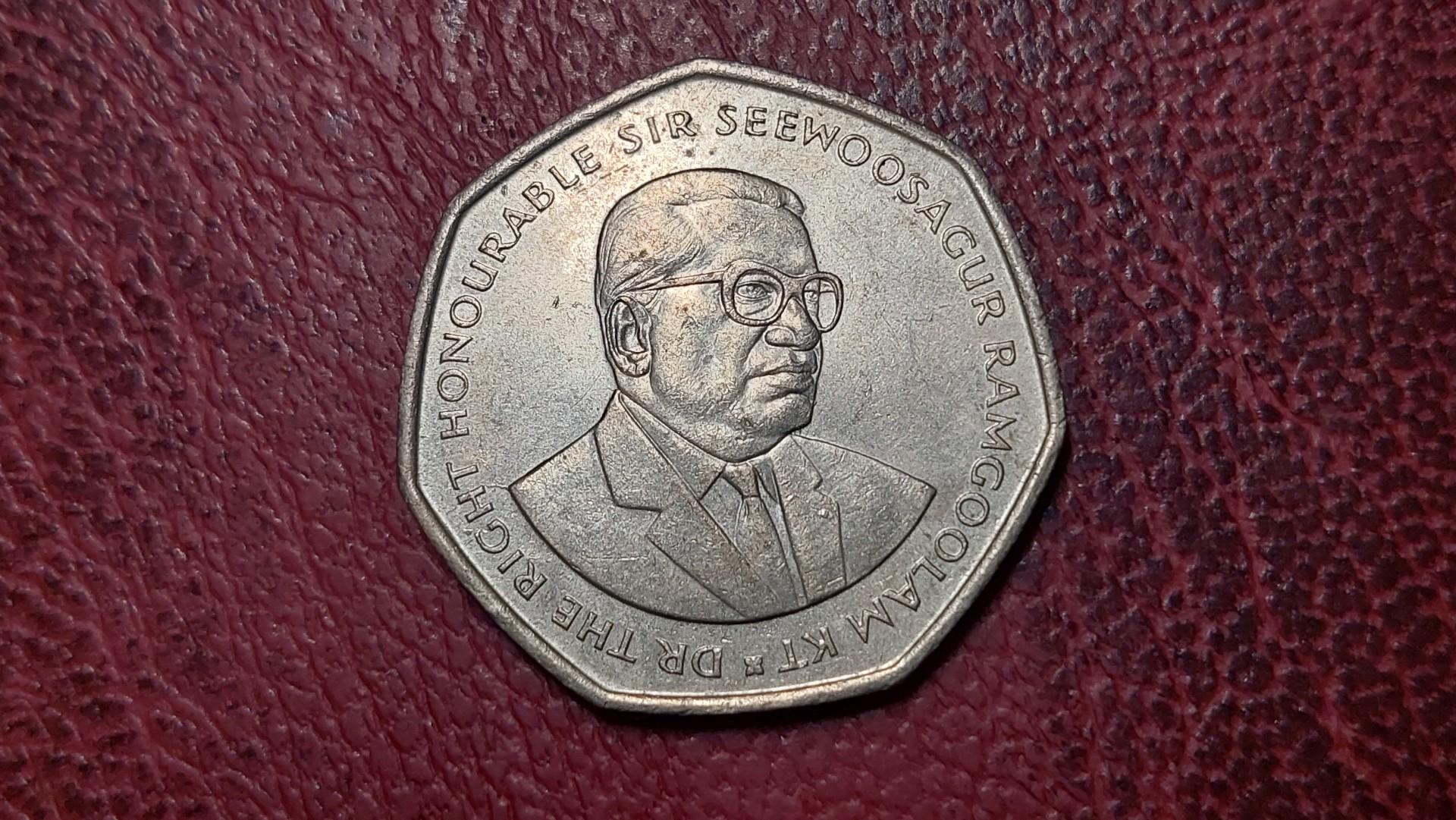 Mauricijus 10 rupijų, 1997 KM# 61