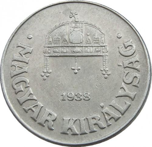 50 filerių Vengrija 1938m.