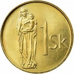 1  krona  Slovakija, 1993m.
