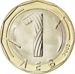 1 levas Bulgarija, 2002m.
