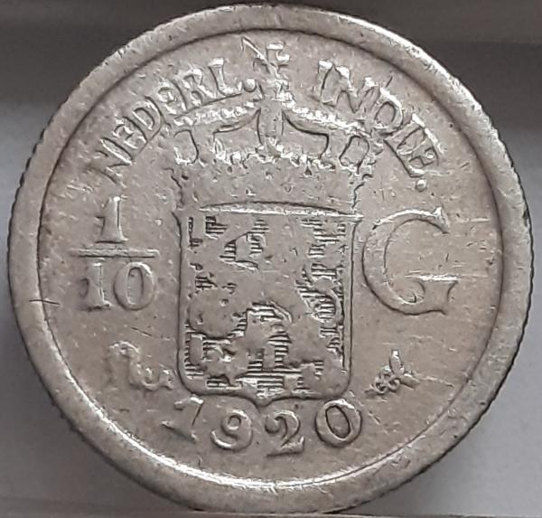 Nyderlandų Rytų Indijos 1/10 Guldeno 1920 (2521)