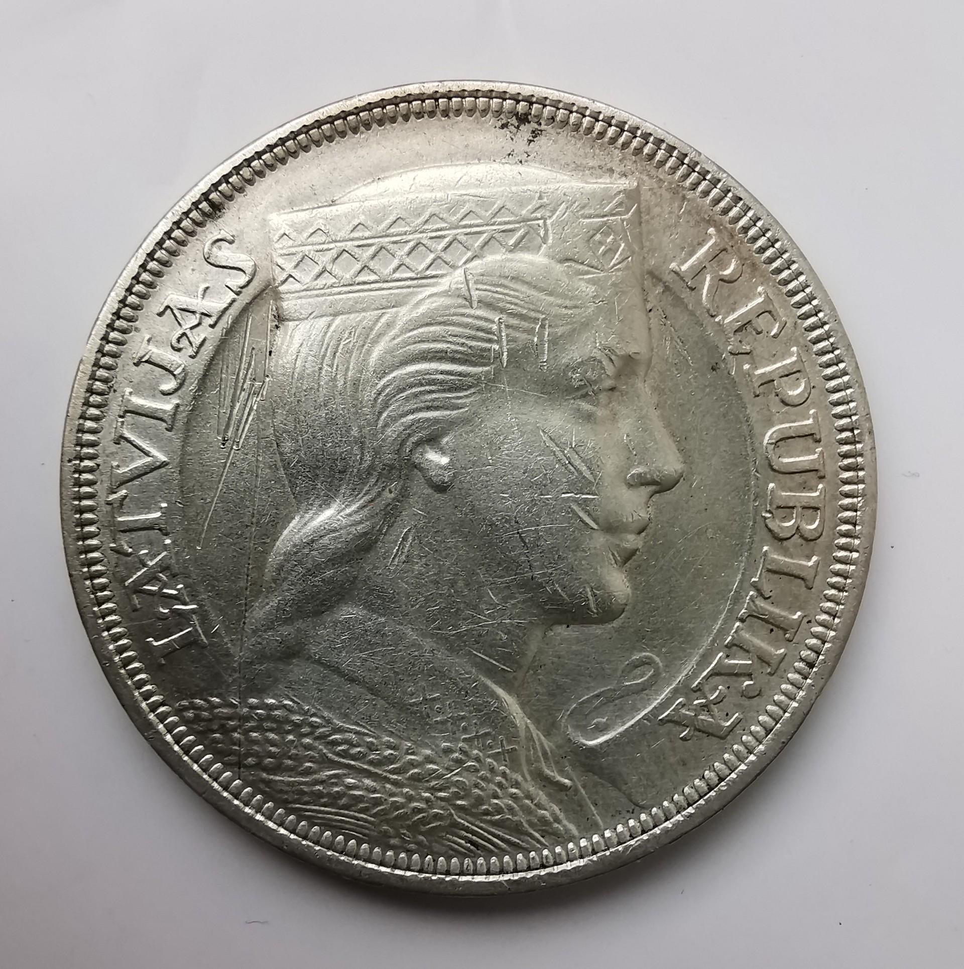 Latvija 5 latai 1931